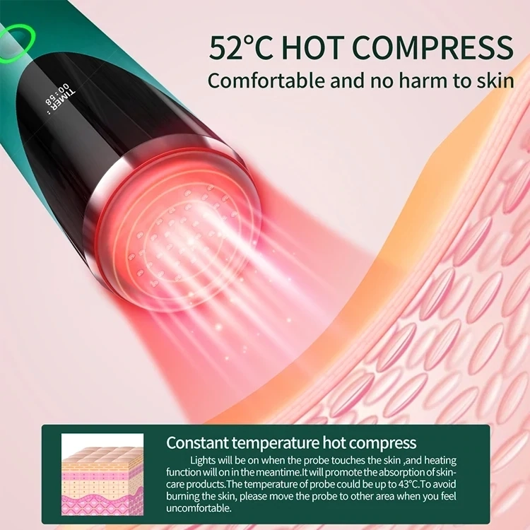 Hydro Tonic Malu Wilz 4 LED Rotlicht Anti Aging Gesichtmassage-Gerät